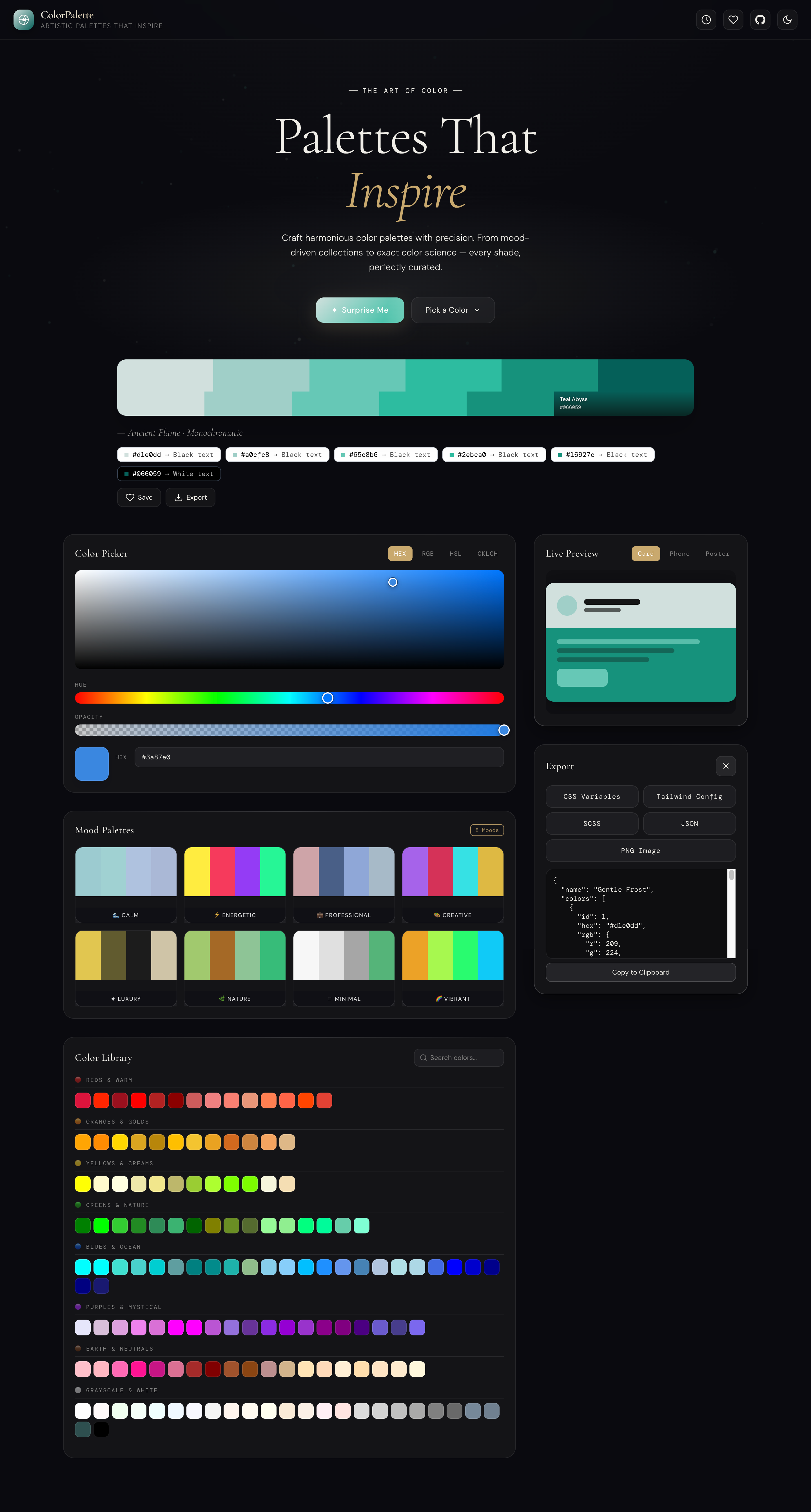 ColorPalette Preview